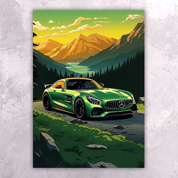 mid ai merc amg63 wall