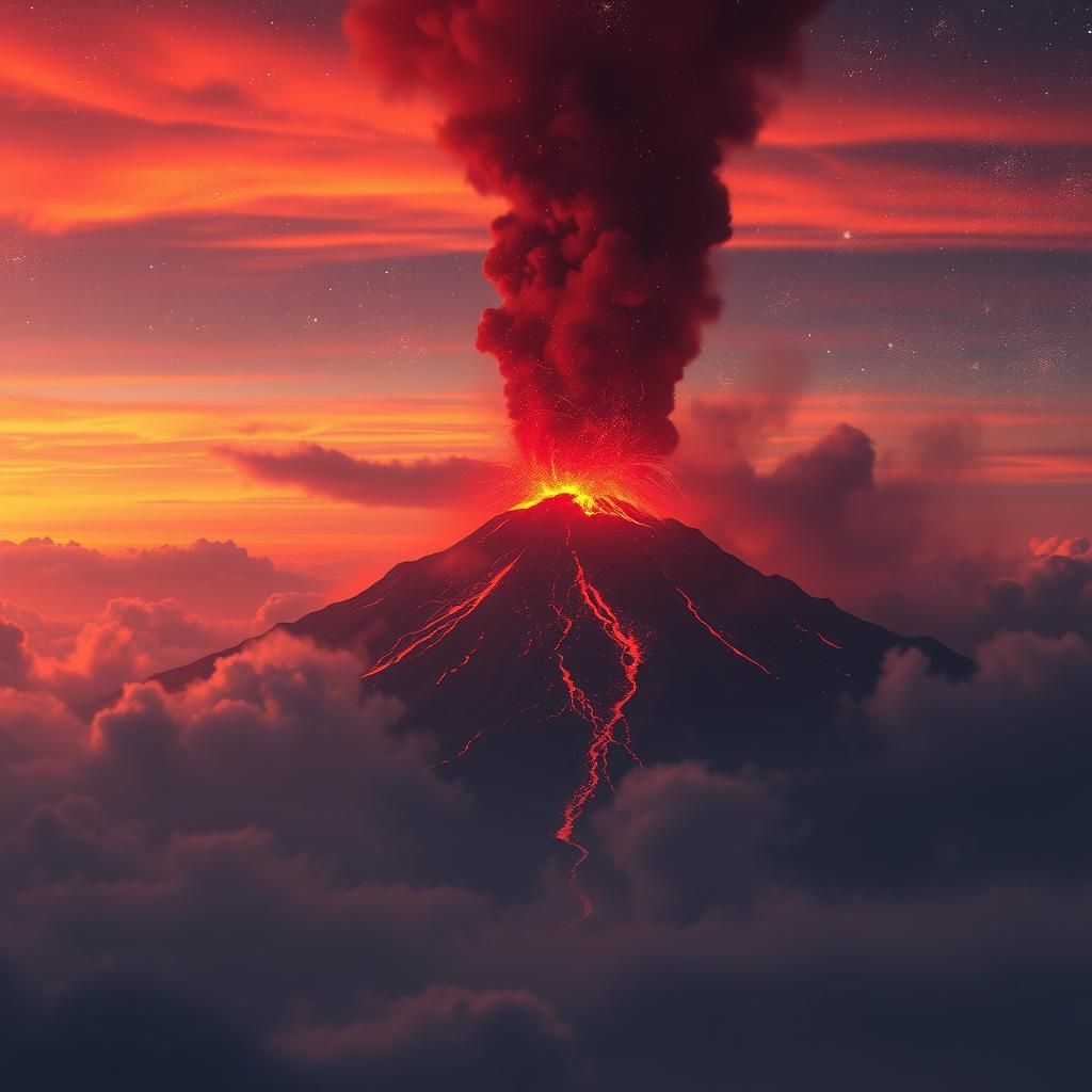 Red Volcano