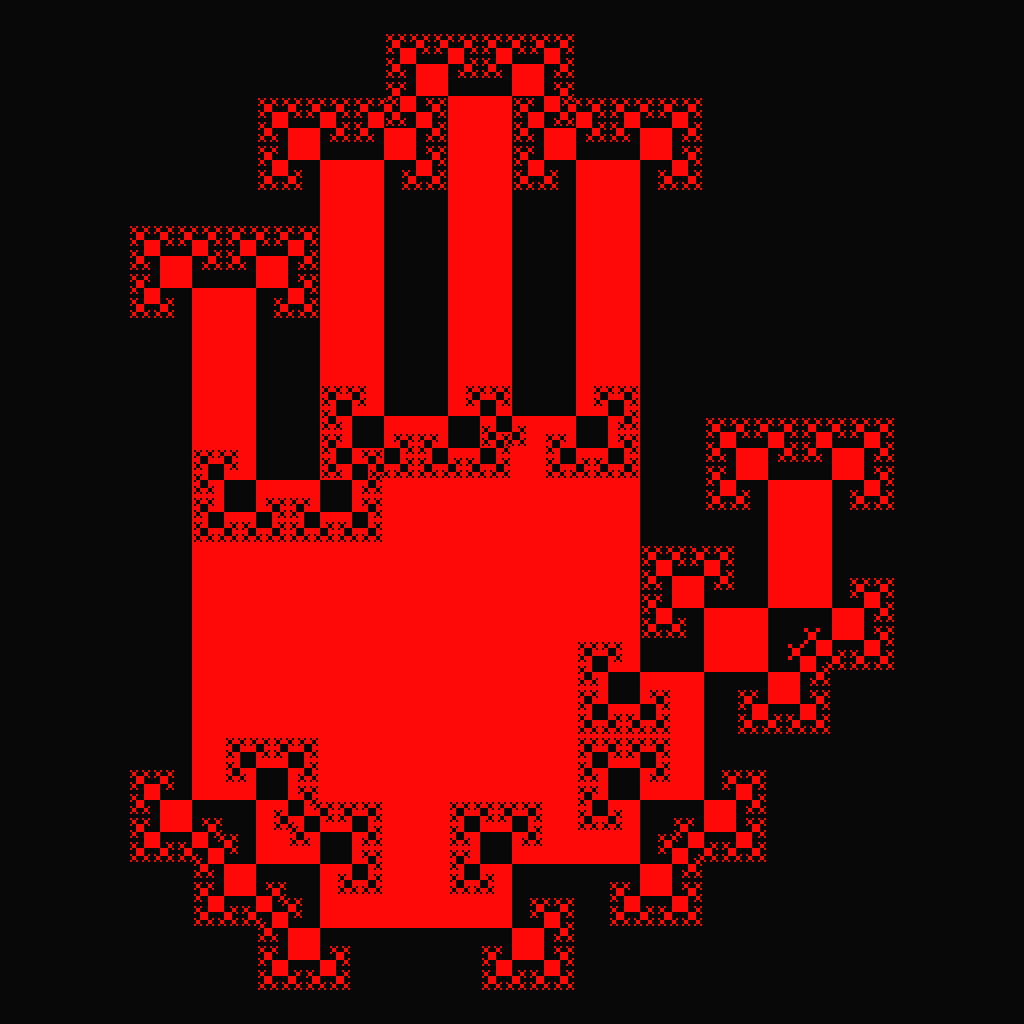 red hand