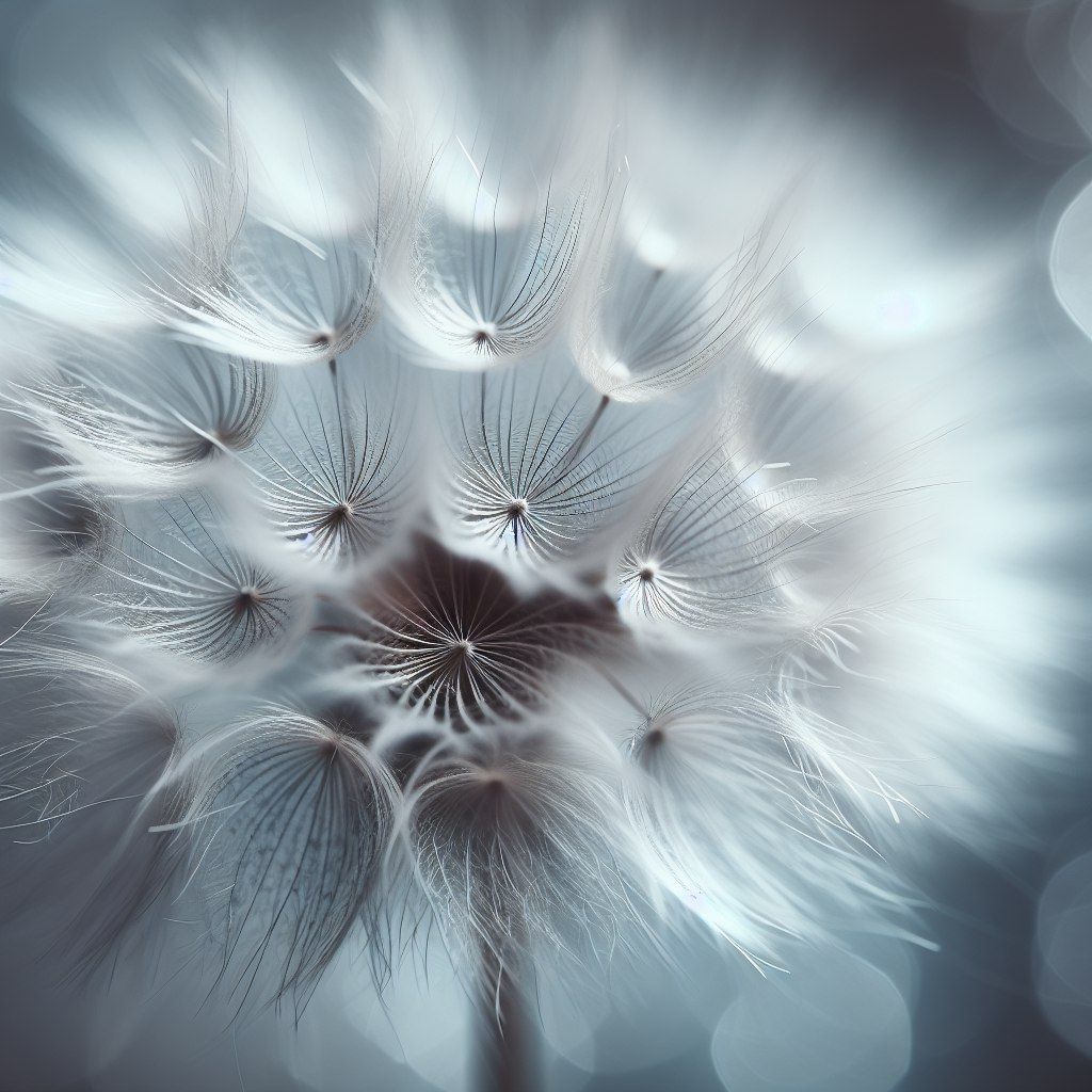 Dandelion in close-up