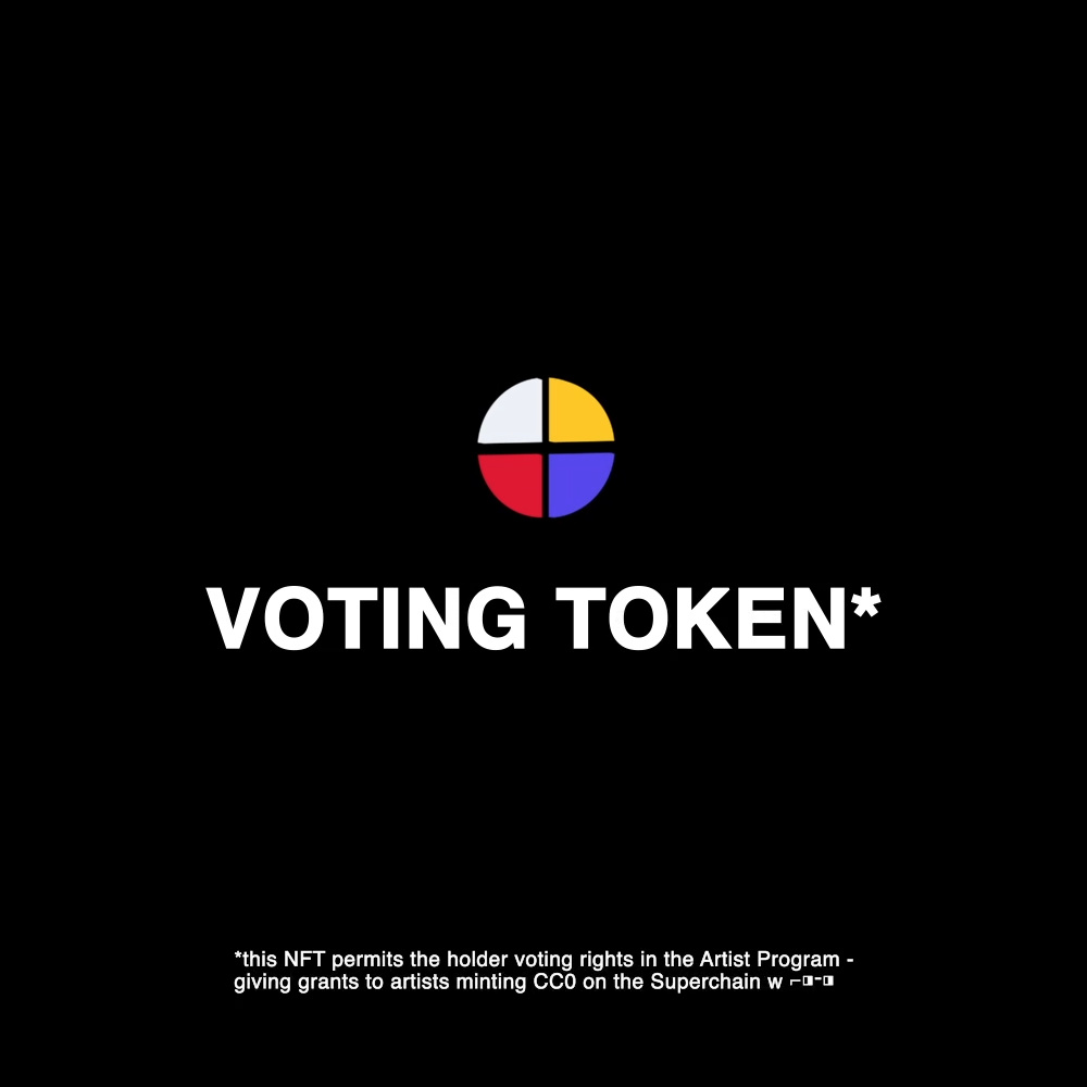 Artist Program Voting Token