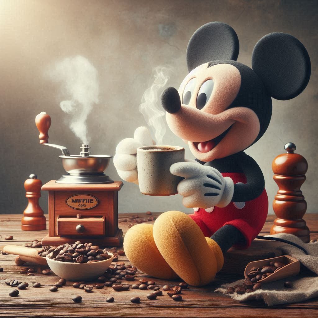 Afternoon tea time with Mickey