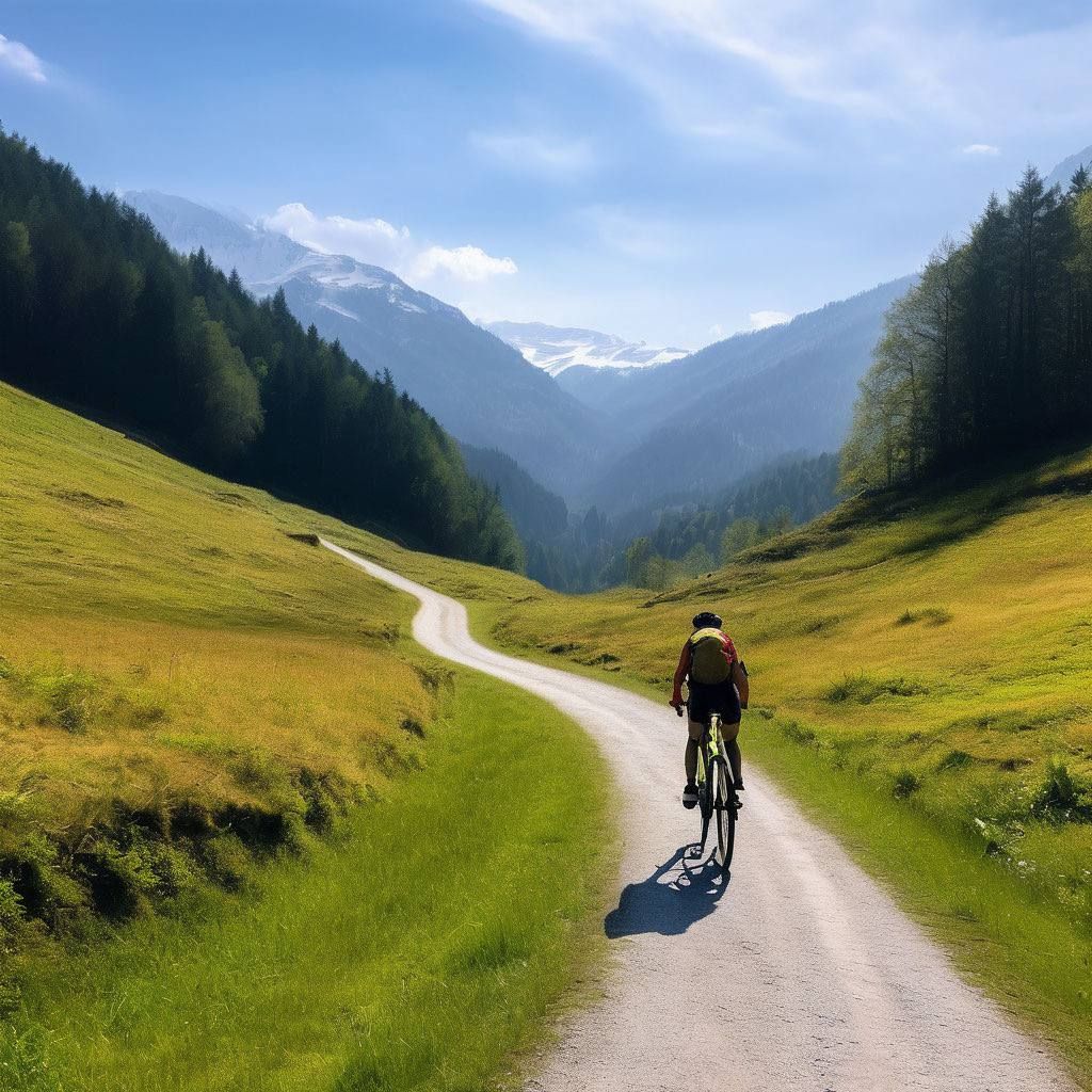 bike in the mountains