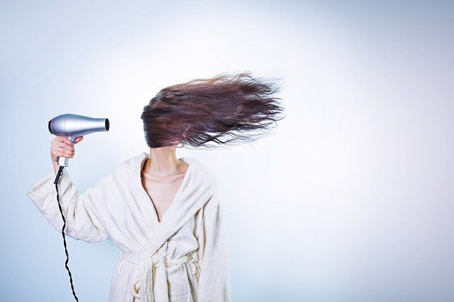 hair in dryer