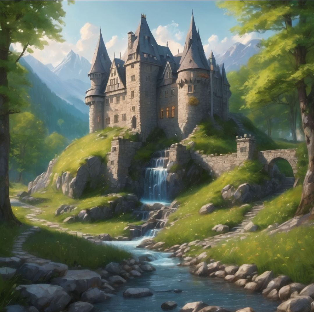 A Castle in a fantasy world