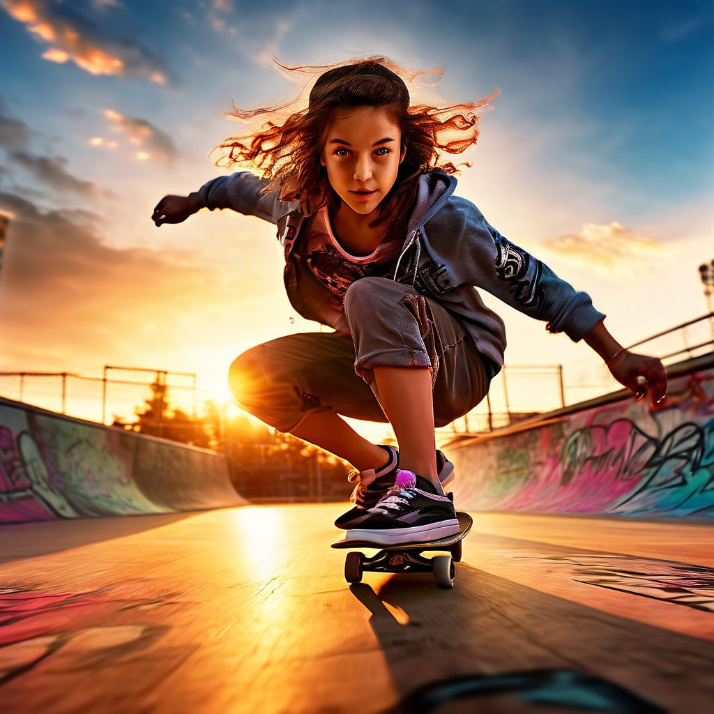 Skateboard girl3