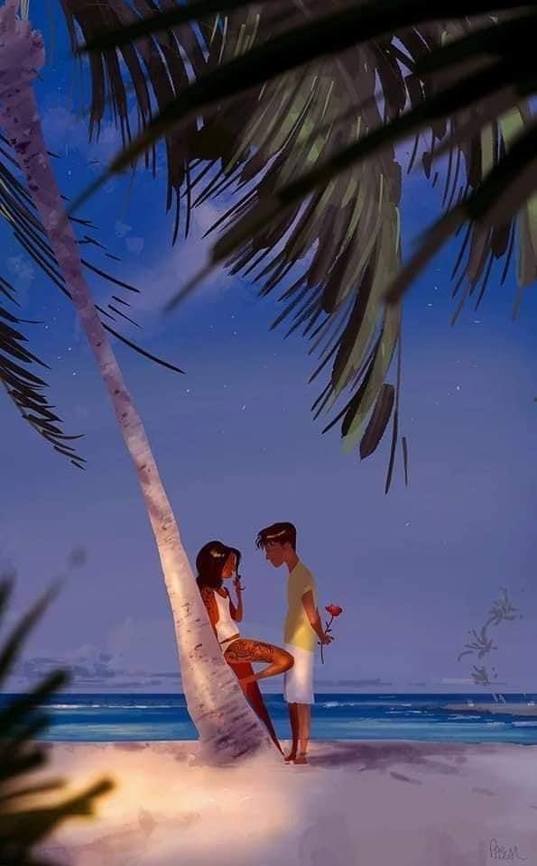 Sea ​​romantic atmosphere