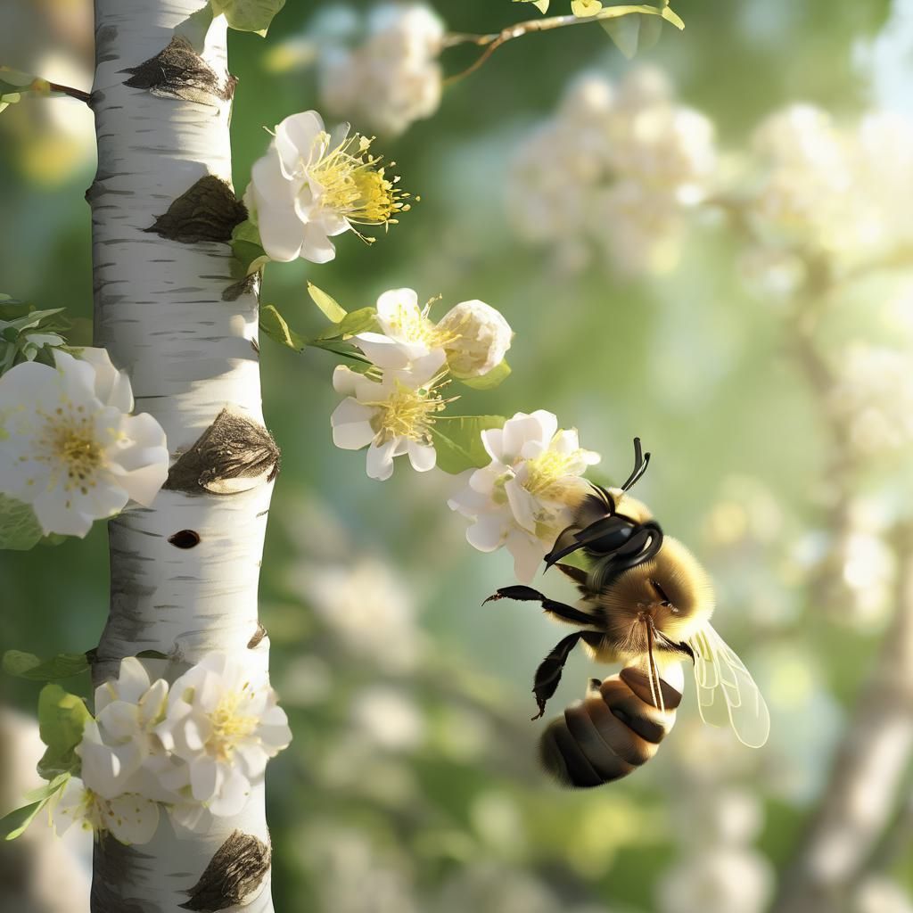 bee_on__birch