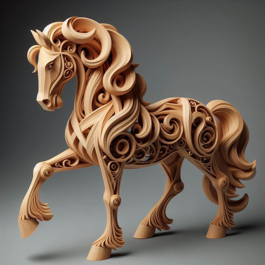 woode horse