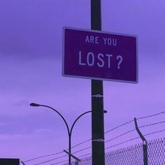 are you lost?