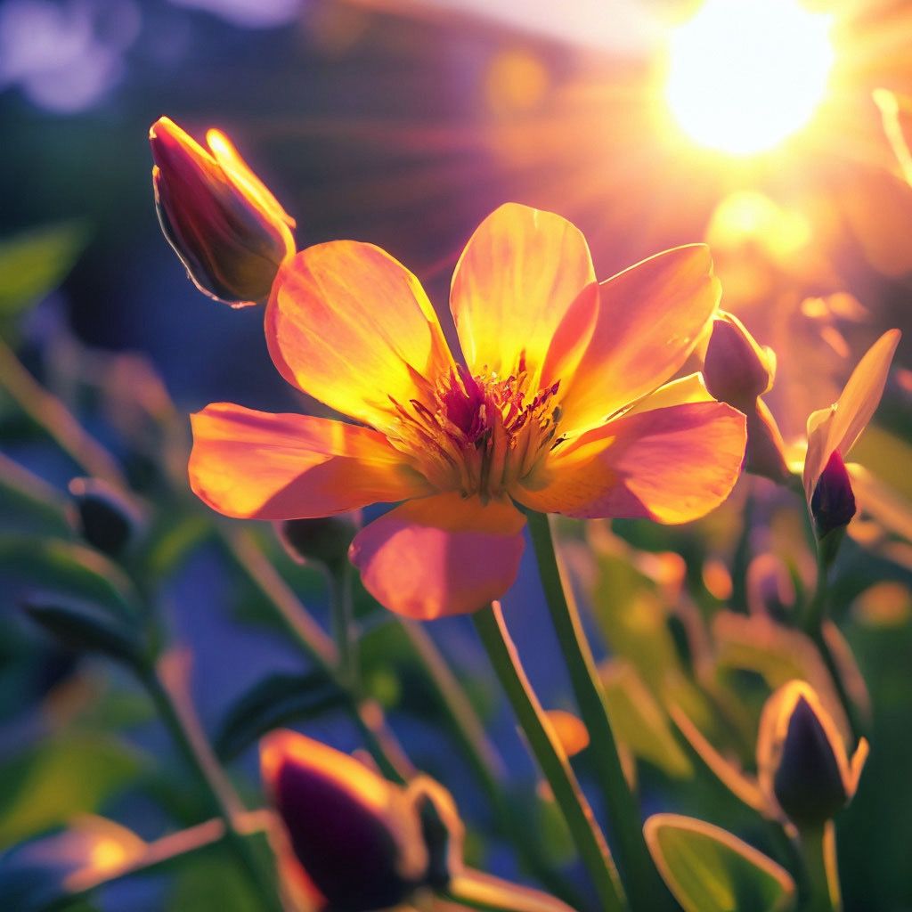 summer yellow flower