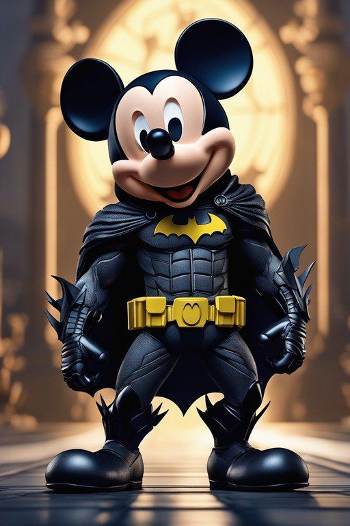 Mickey Mouse in Superhero Costumes