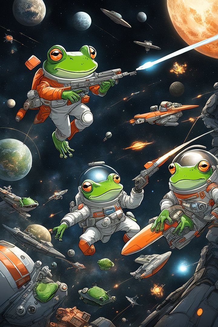 frog space war