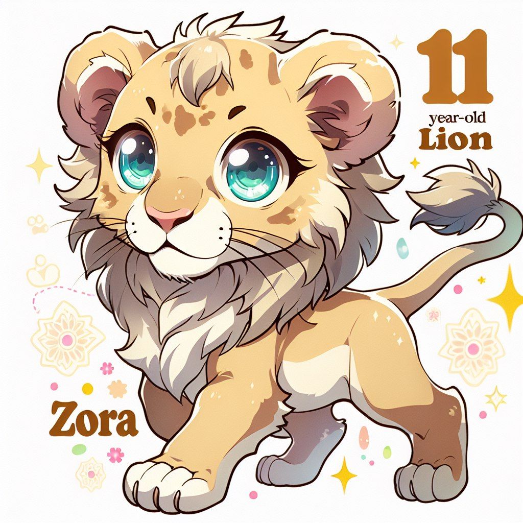 Lion Zora 11 Ages