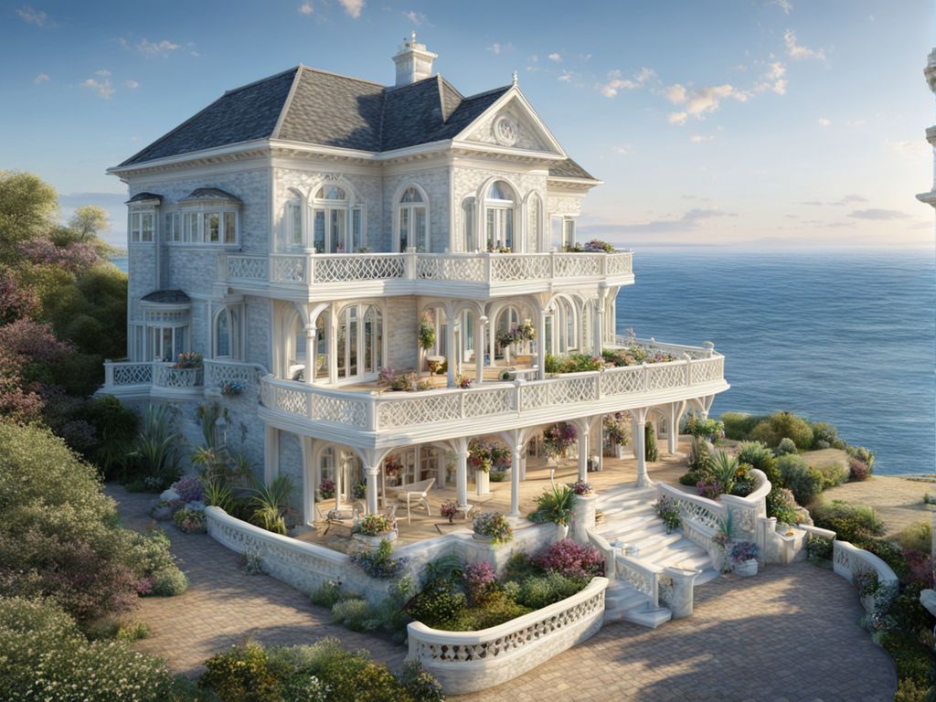 a pretty beach house