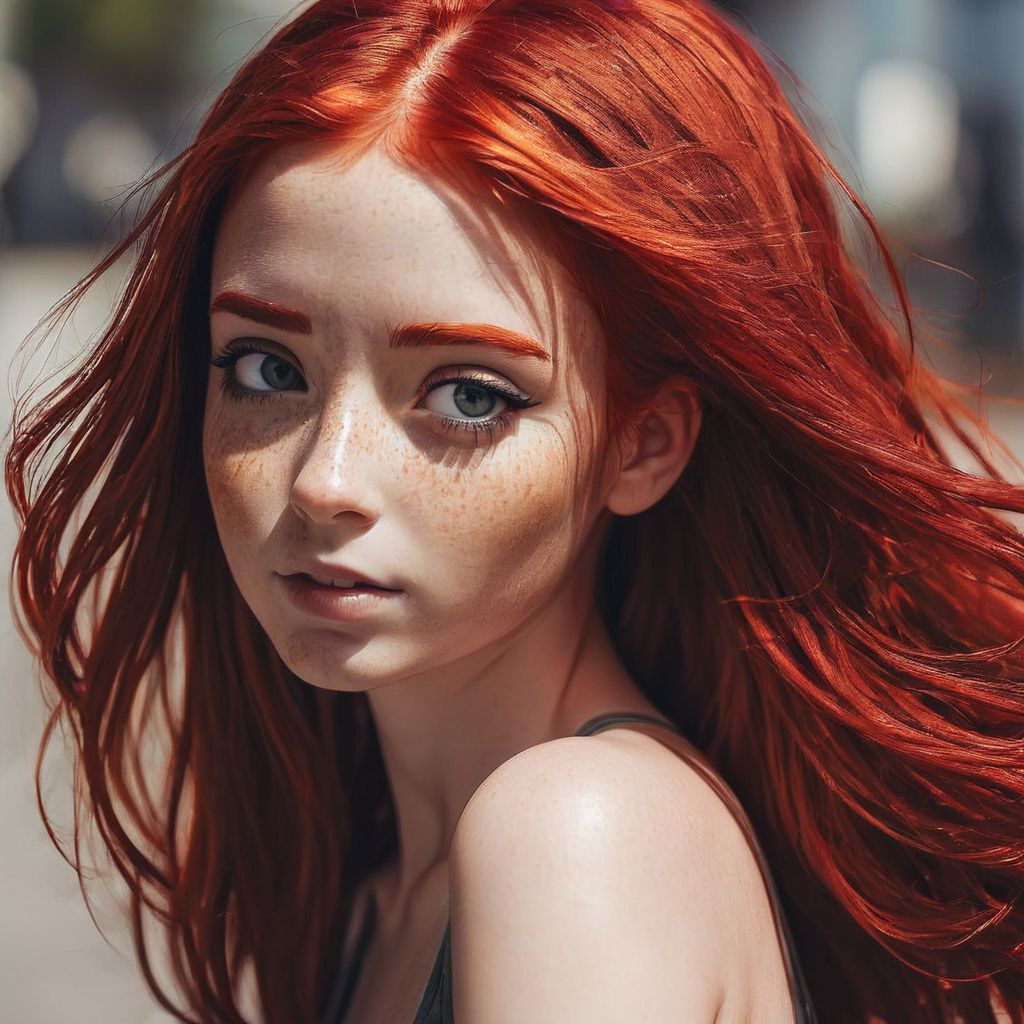 red hair Girl