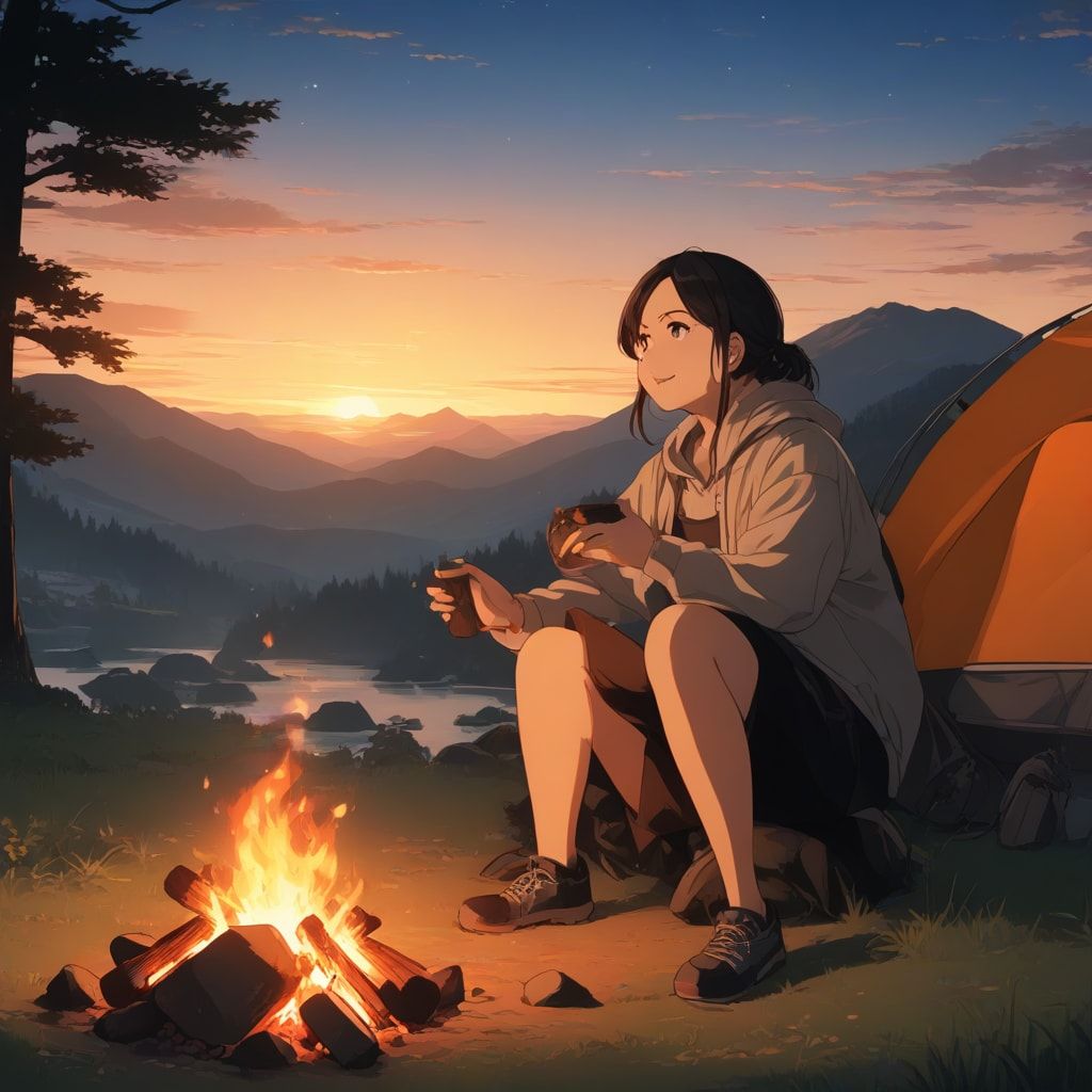 Camping Girl