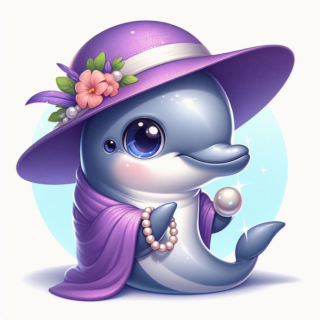 Baby Dolphin and Pearl 5