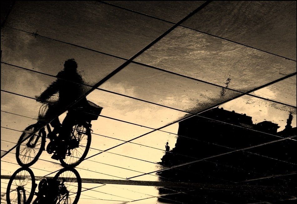 Bicycle and shadow