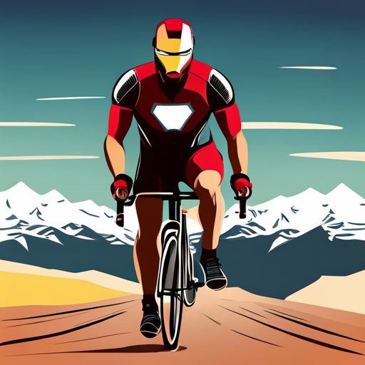 Ironman athlete on the bike