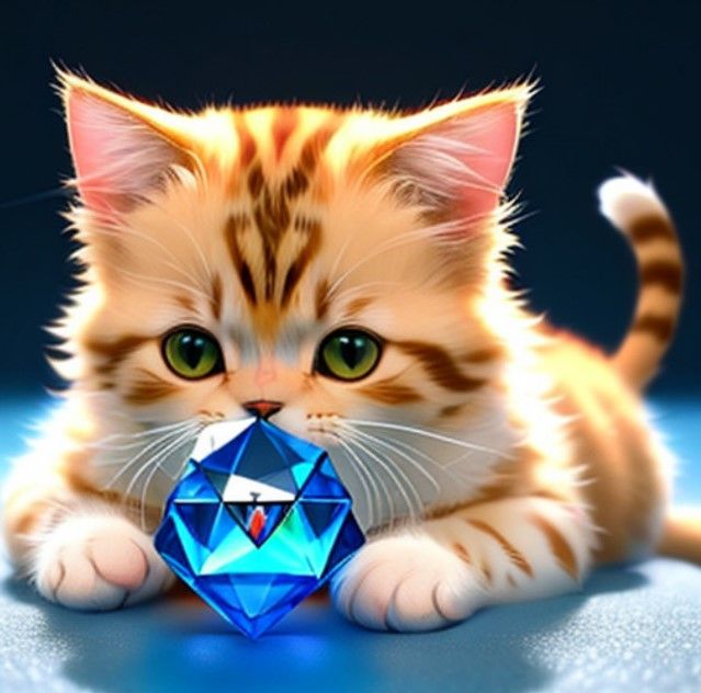 The Cat and the Blue Diamond