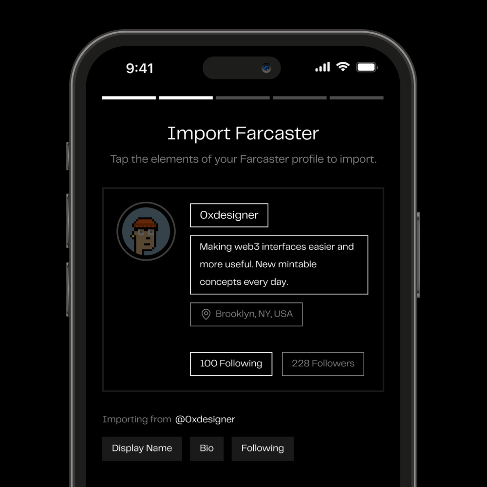 Import Farcaster