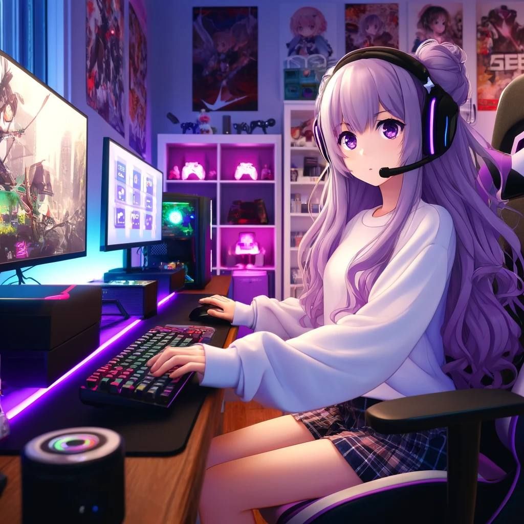 Purple Gaming Room