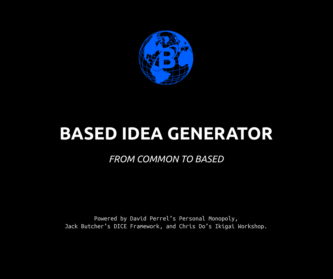 Based Idea Generator