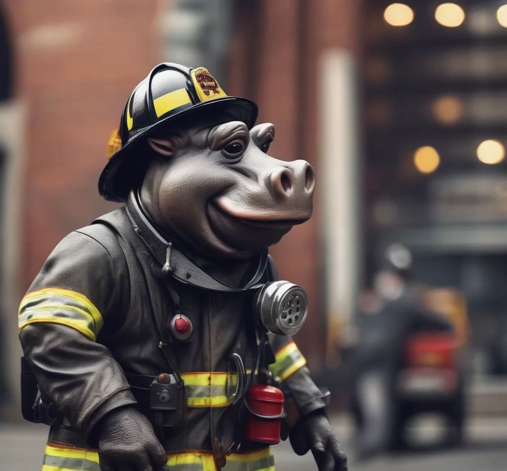 Fireman hippo