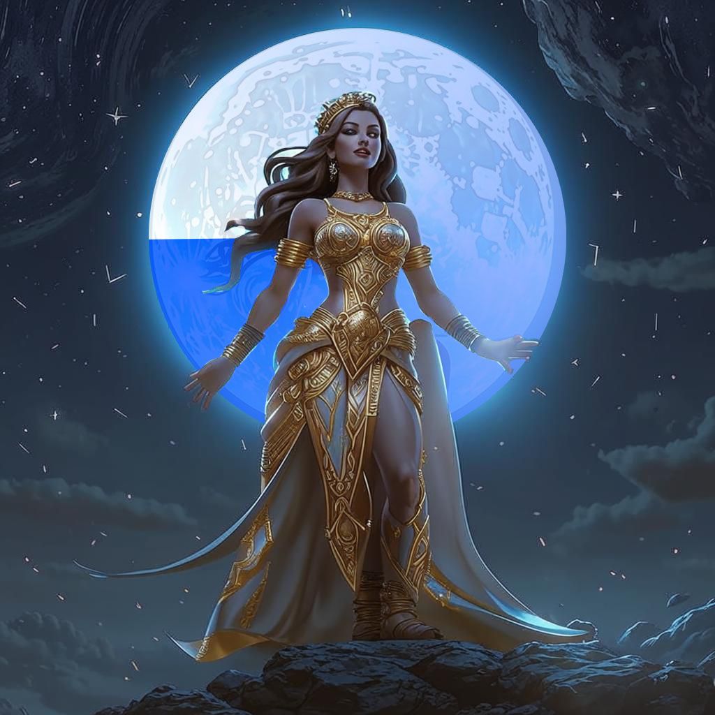 The goddess of gold Bitcoin