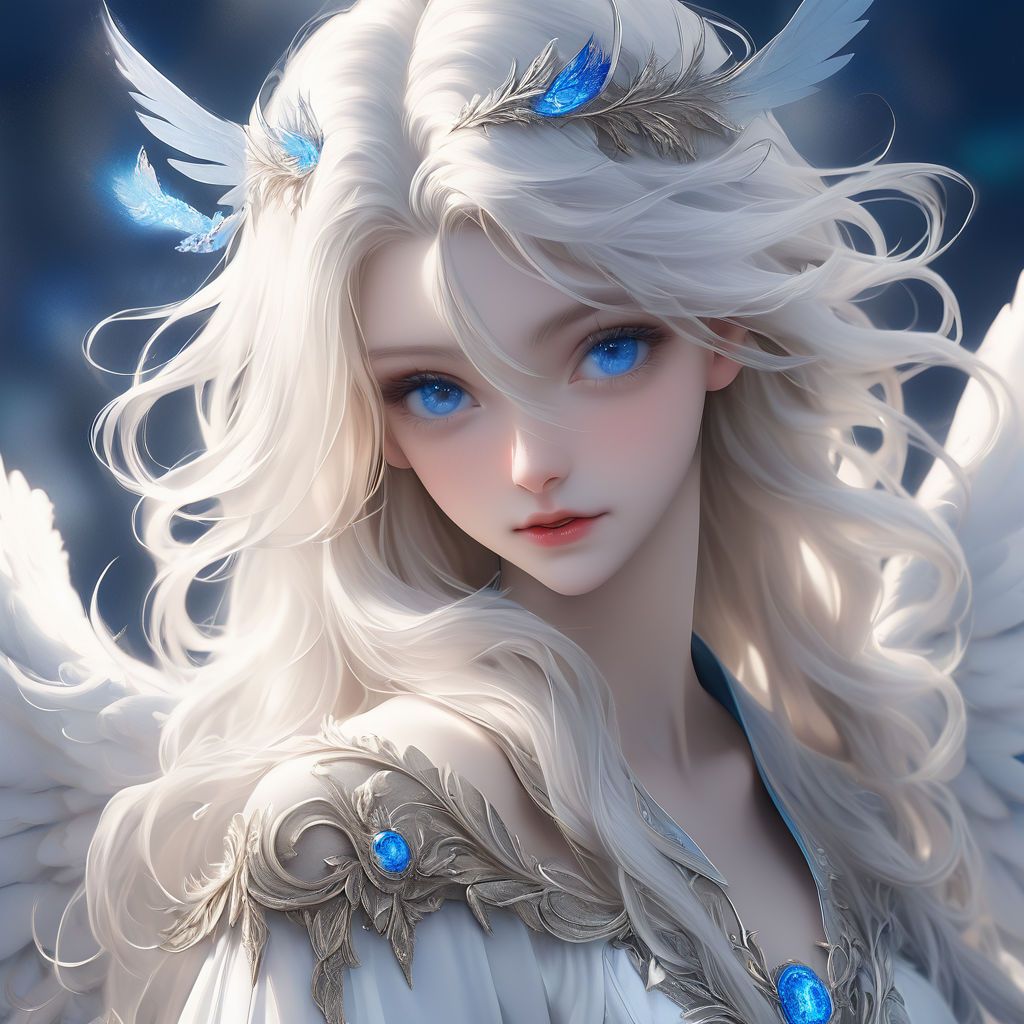 Blue-eyed angel