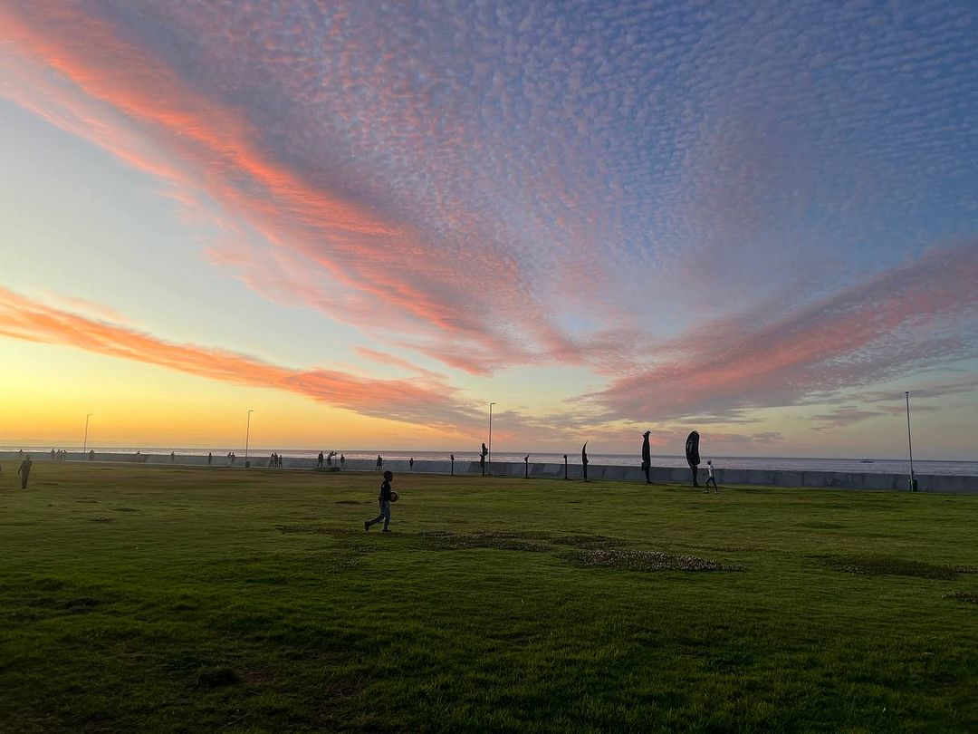 Sunset of Cape Town