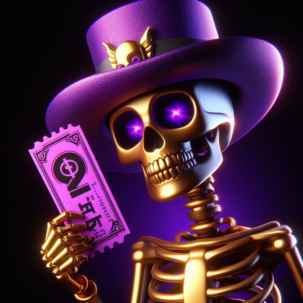 Skeleton Golden Ticket Degen #5