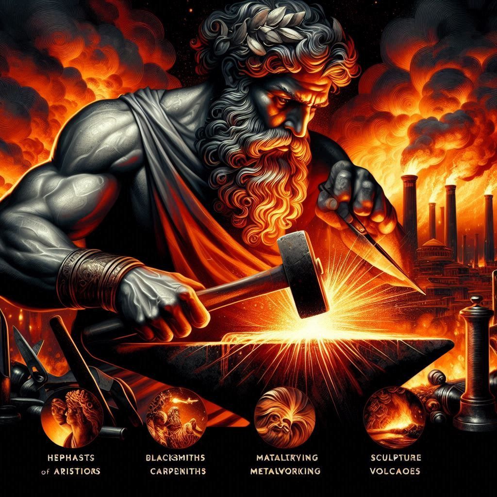 Hephaestus, god of blacksmiths