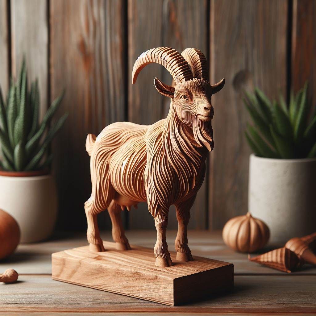 WOODEN GOAT