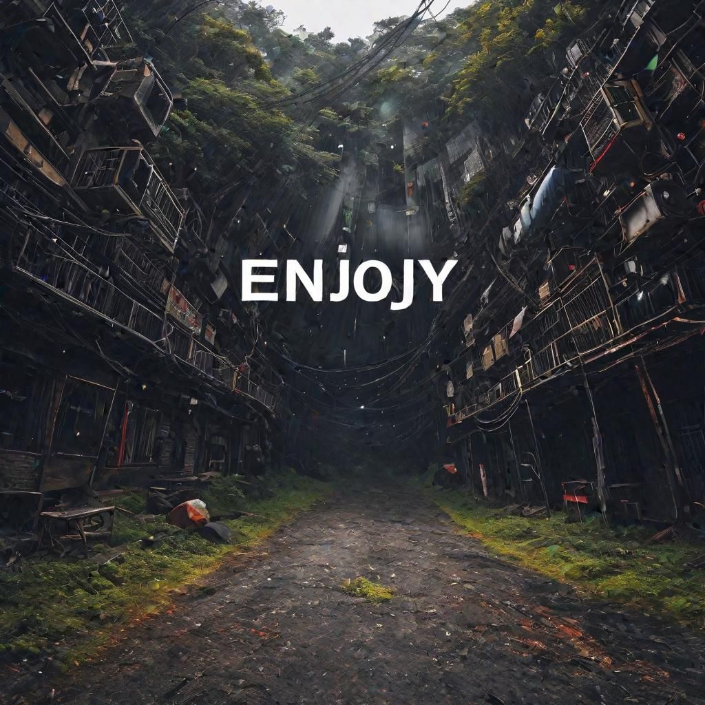 Enjoy with Black sky