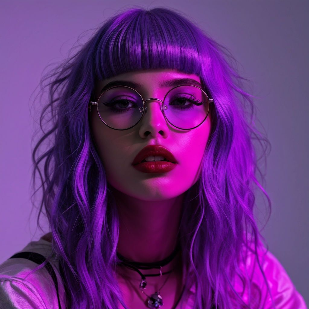 purple hair girl2