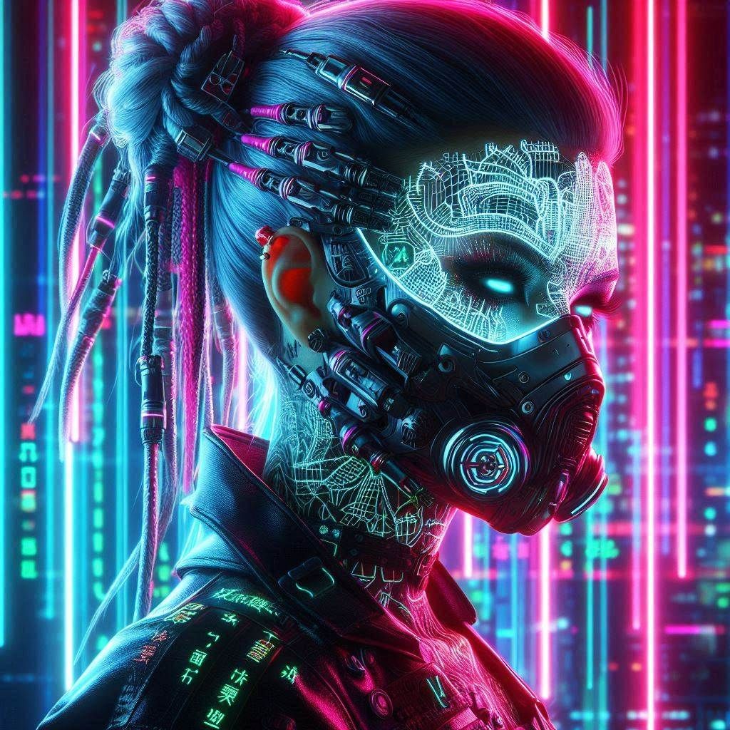 Mask Cyber Punk