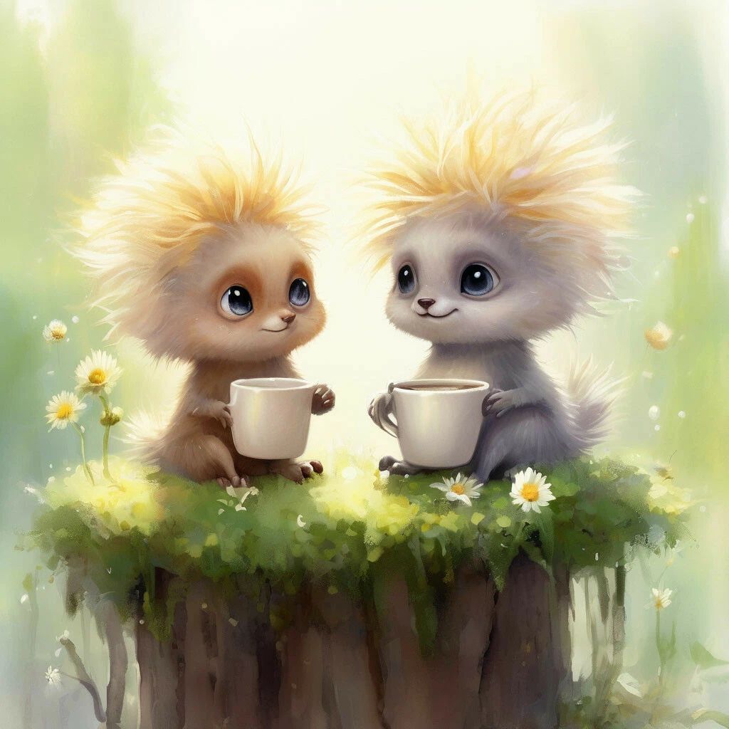 Don't forget to enjoy a cup of coffee with a friend before work...