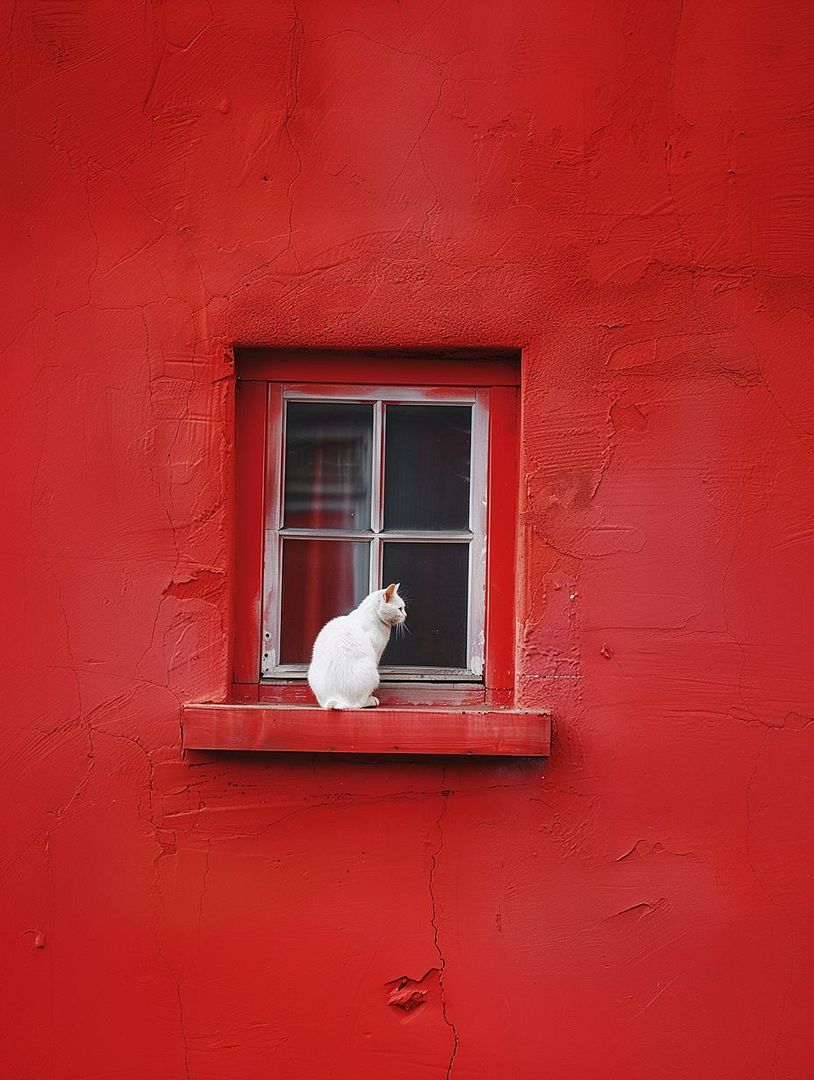 white cat