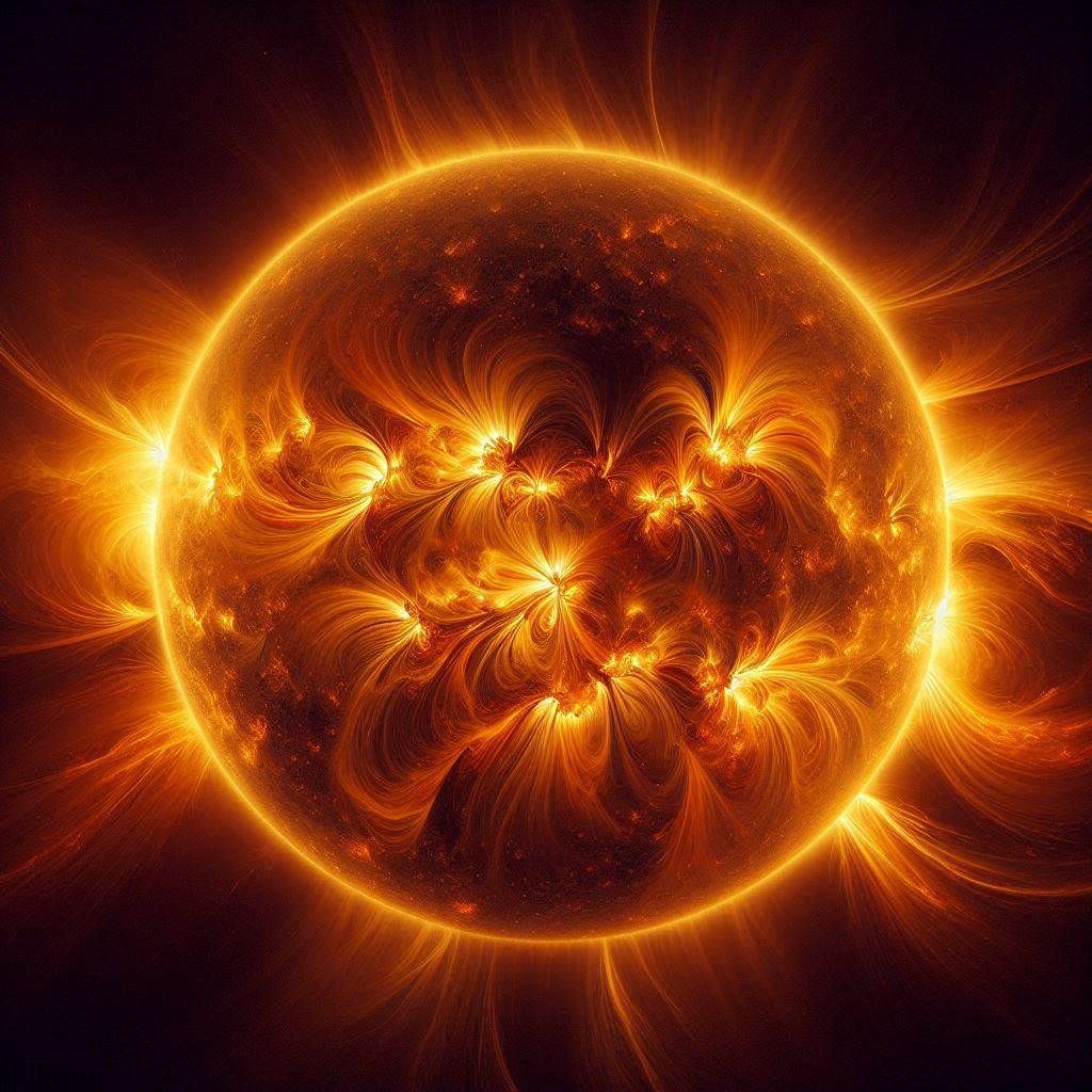 Sun in Fire