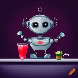 craiyon_172951_funny_cute_robot_in_bar