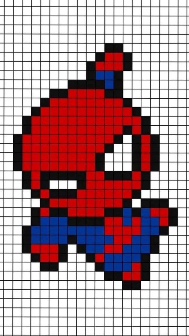 Spider man pixel art 2