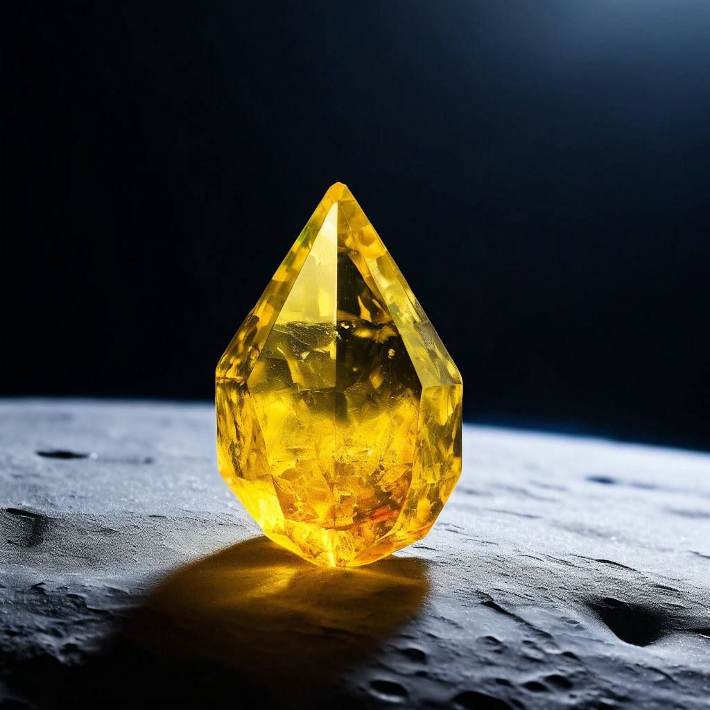 Yellow Sapphire for Sun. To the moon