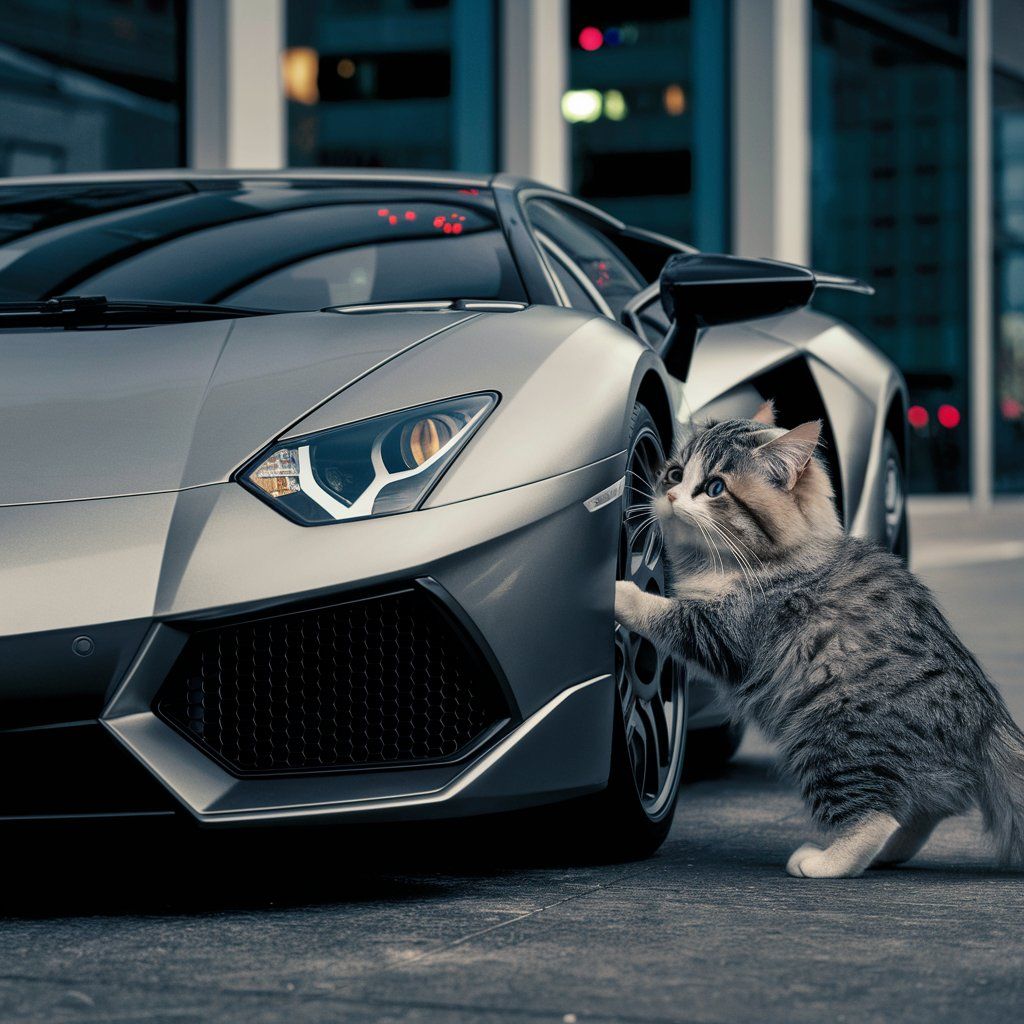 car and cat