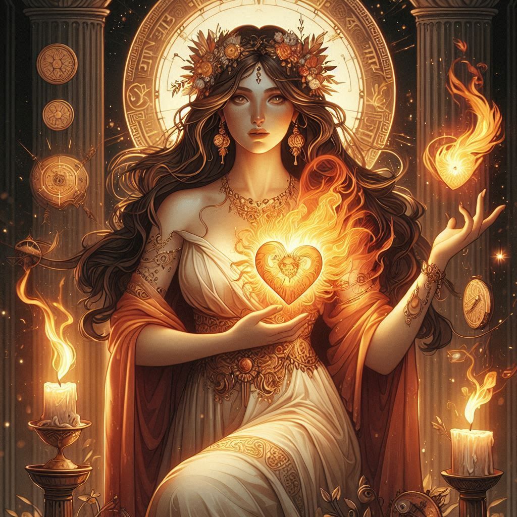 Hestia, goddess of the hearth, home and fire