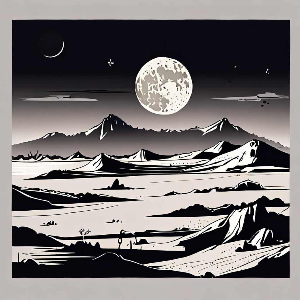 Lunar landscape