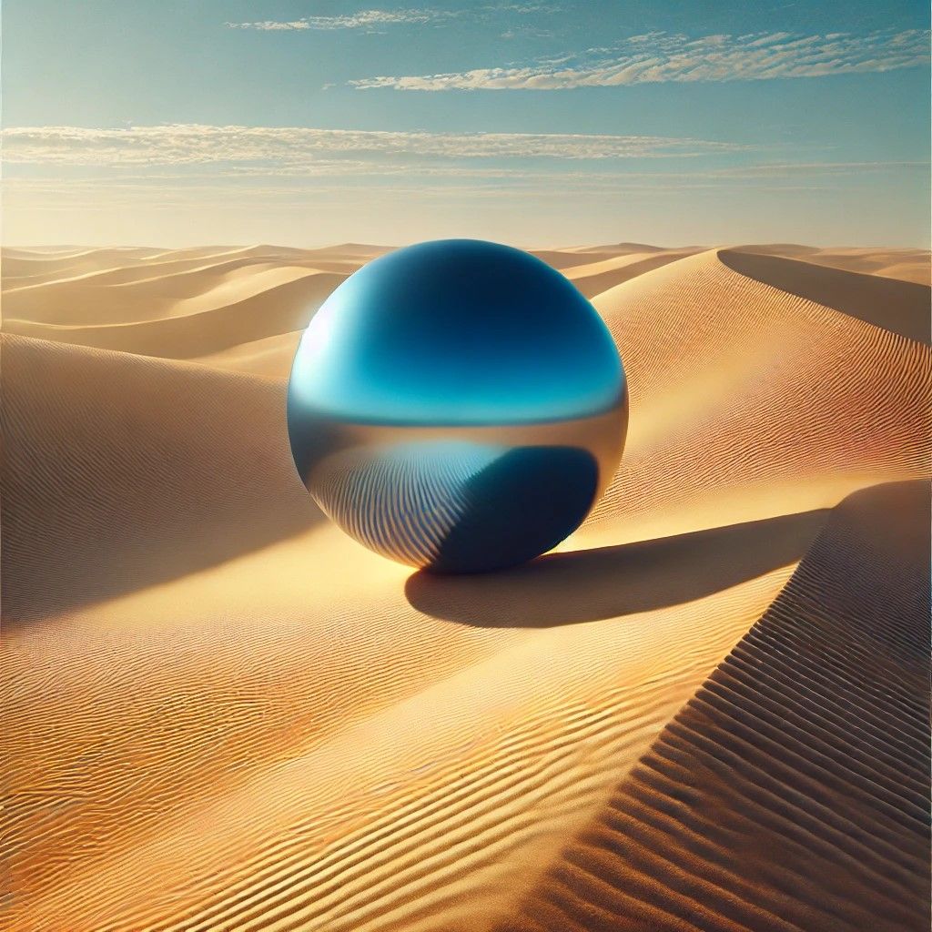 ZORB in the desert