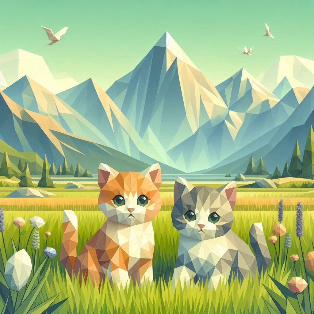 Polygon Kitties