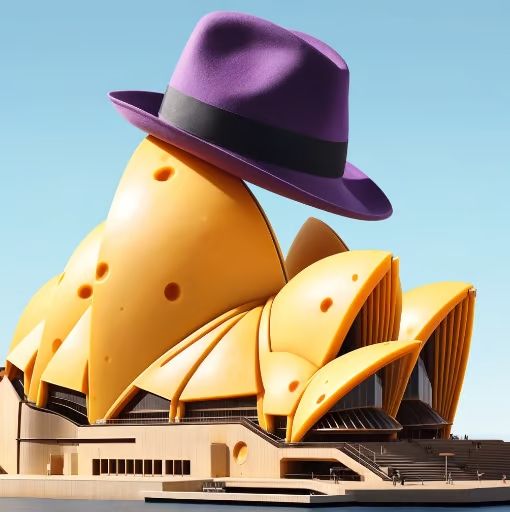 Cheese Opera House in $DEGEN Hat